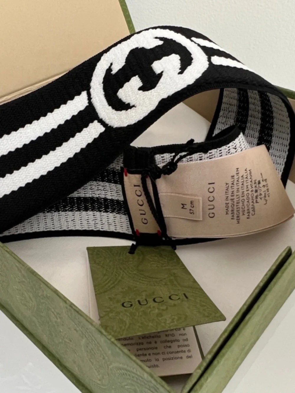 Gucci headband elastic